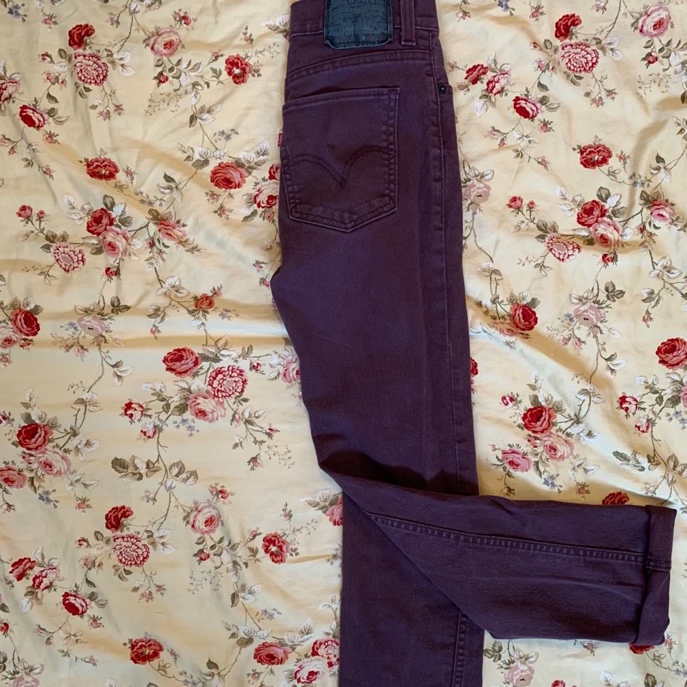 Plum Levi Strauss Denim Jeans